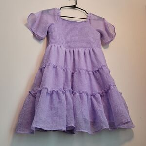 Charming Lavender Kids Dress